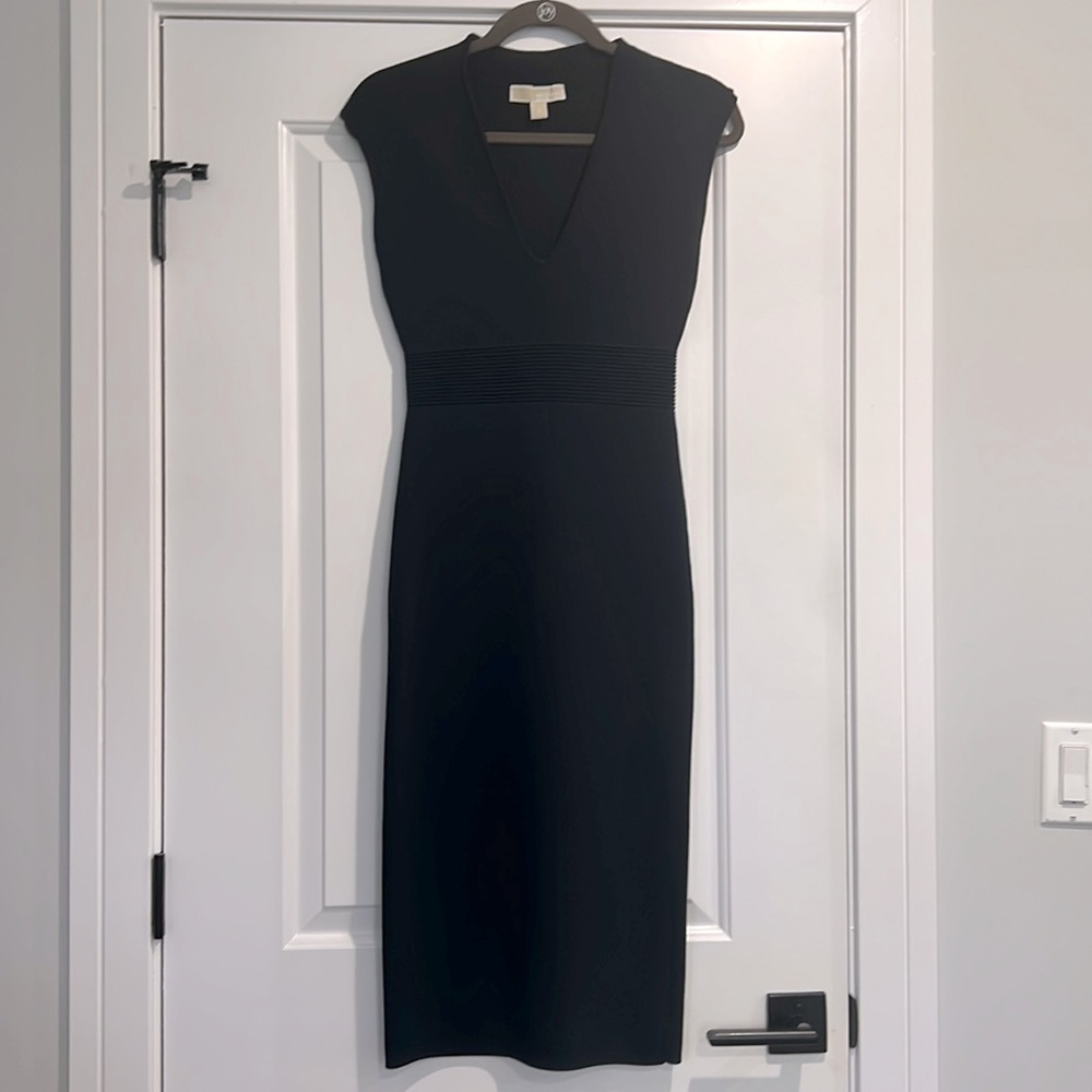 Dark Navy fitted cocktail dress